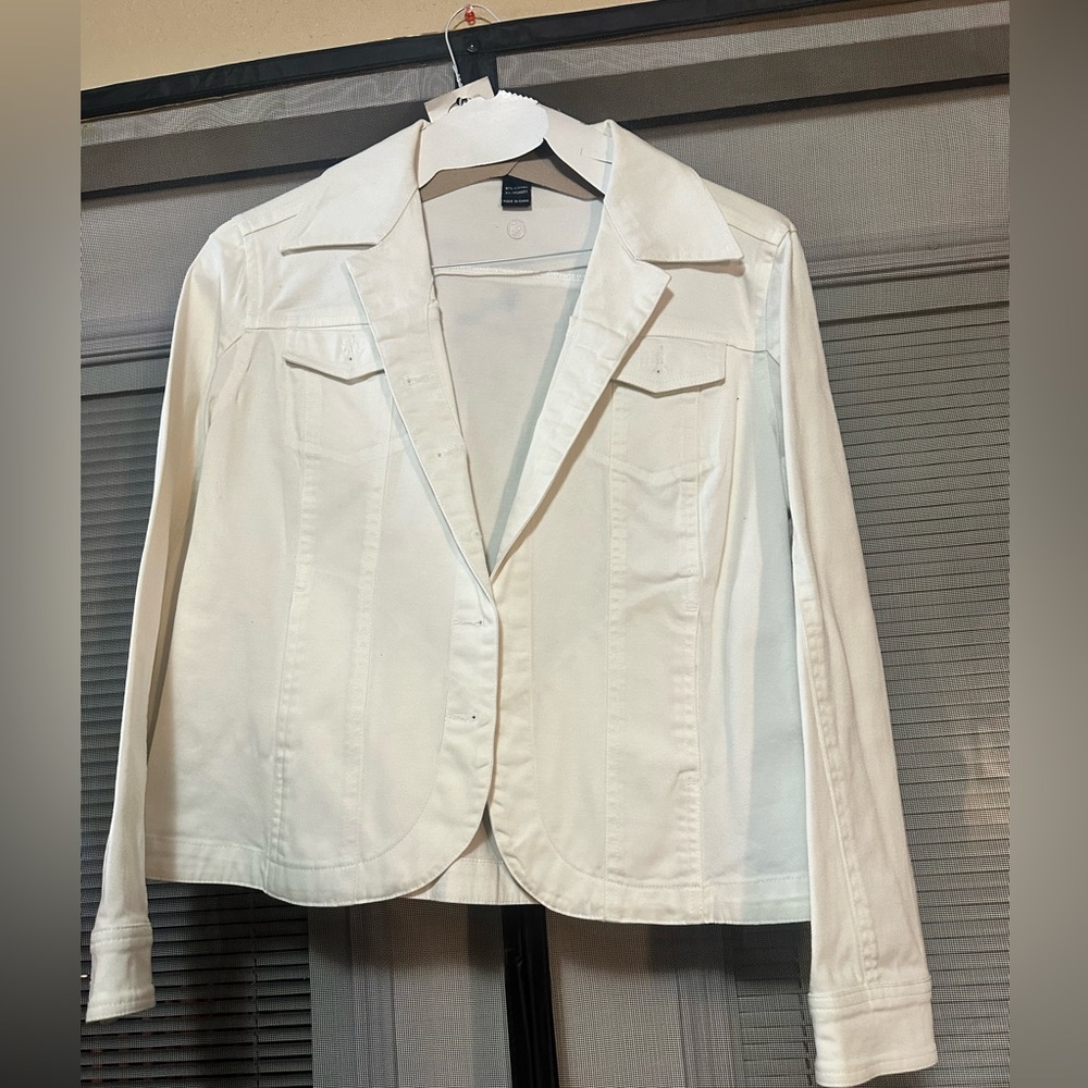 White Denim Jacket